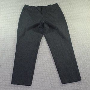 J Jill Size M Ponte Slim Leg Grey Pull On Pants